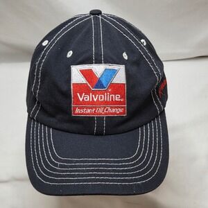 Valvoline Instant Oil Change Hat Cap Embroidered Logo Racing Black OSFA